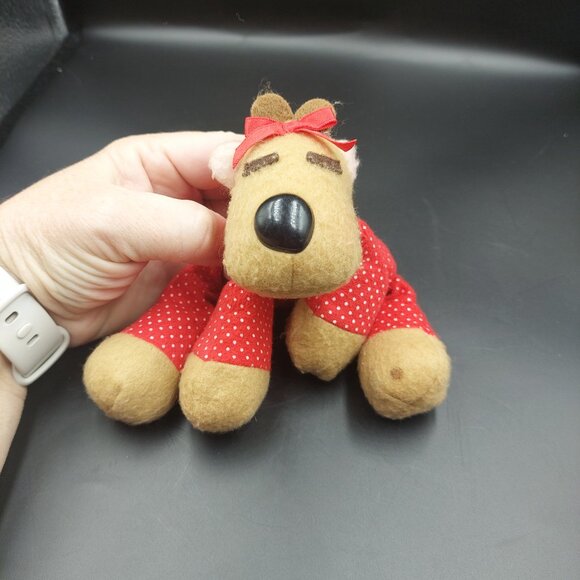 4 Vintage 1980s Hallmark Burger King Reindeer Randy Rodney Rhonda Ramona Plush - Picture 5 of 10